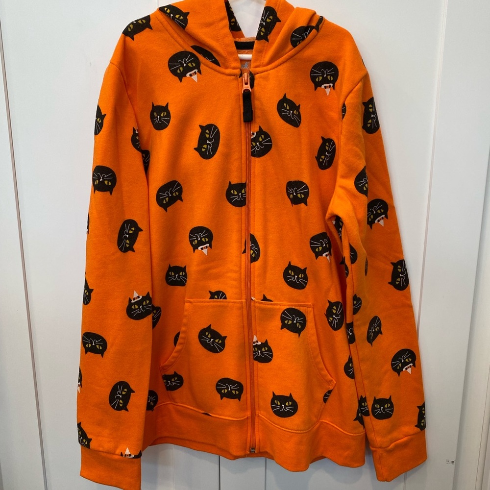 Halloween Black Cat Hoodie